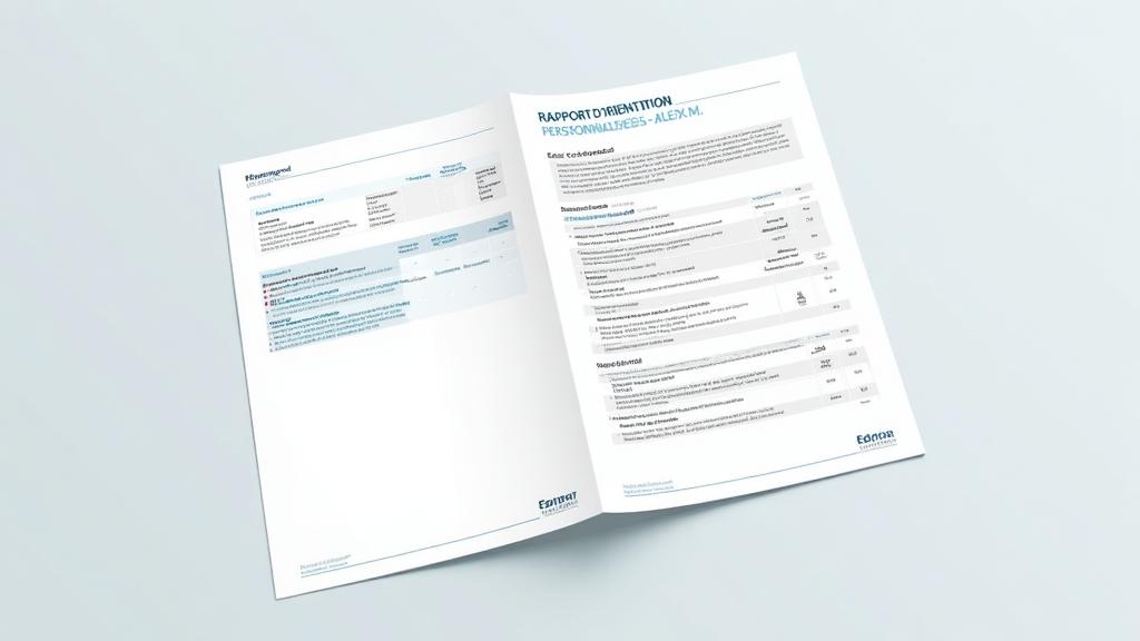 Aperçu du rapport PDF personnalisé